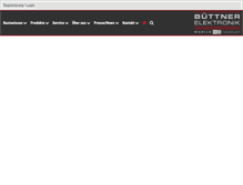 Tablet Screenshot of buettner-elektronik.de